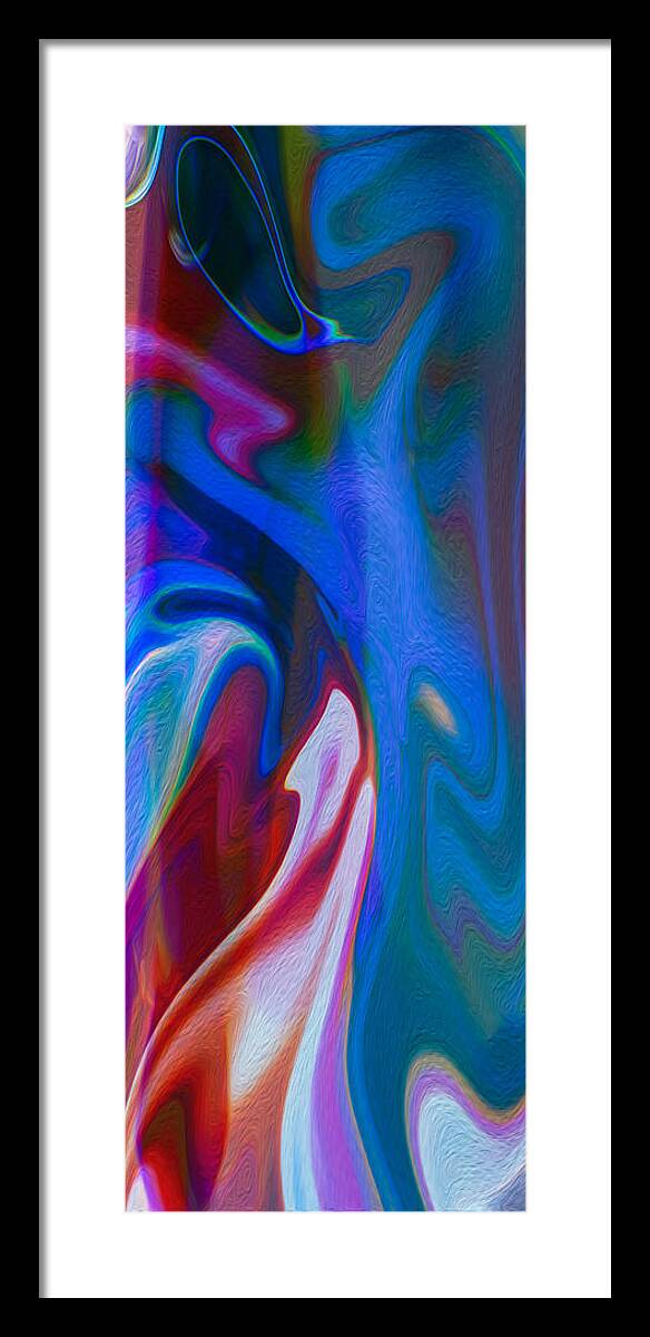 Waterfalls Framed Print featuring the painting Waterfalls of Desire by Omaste Witkowski