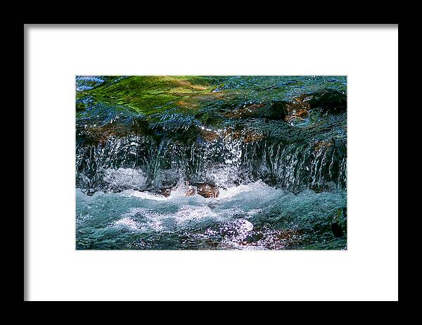 Water Framed Print featuring the photograph Waterflow by Dennis Bucklin