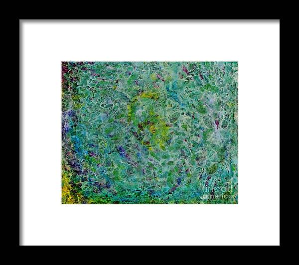  Framed Print featuring the painting Watermark by Sharron Cuthbertson