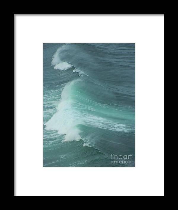 Cape Meares Lighthouse Framed Print featuring the photograph Wave 4 by Gallery Of Hope 