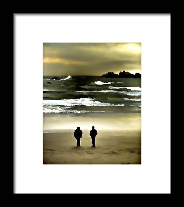 Pacific Ocean Framed Print featuring the photograph Wave Watchers by Dale Stillman