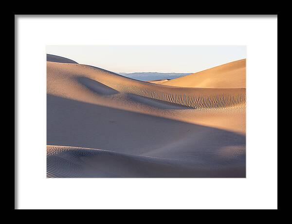 Horizontal Framed Print featuring the photograph Waves of Sand by Jon Glaser