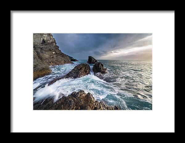 Sea Framed Print featuring the photograph Waves by Stefano Termanini