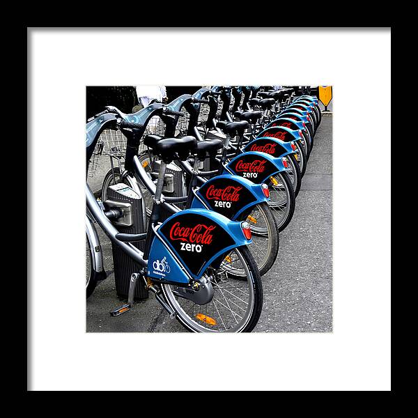 Bikes Framed Print featuring the photograph We Deliver by Richard Ortolano