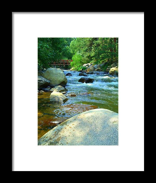 Big Thompson River Framed Print featuring the photograph We Remember by Jessica Myscofski
