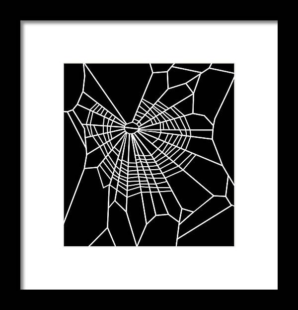 Garden Spider Framed Print featuring the photograph Web Of Spider Exposed To Marijuana by Nasa/science Photo Library