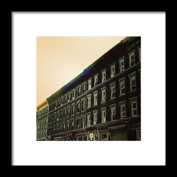  Framed Print featuring the photograph Webster Avenue. Keepin' It Surreal by Radiofreebronx Rox