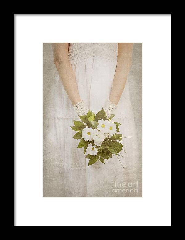 Wedding Framed Print featuring the photograph Wedding Bouquet by Jelena Jovanovic