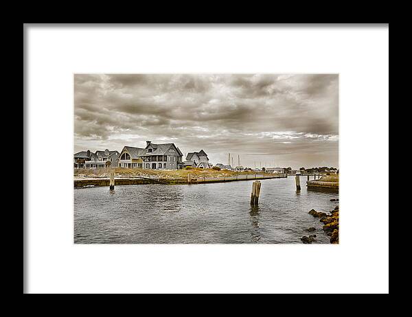 Bald Framed Print featuring the photograph Welcome to Bald Head Island by Betsy Knapp