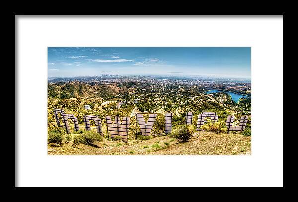 Actress Framed Print featuring the photograph Welcome to Hollywood by Natasha Bishop