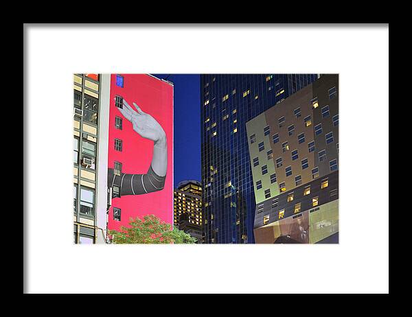 'nyc Framed Print featuring the photograph Welcome to New York by Jeffrey Friedkin