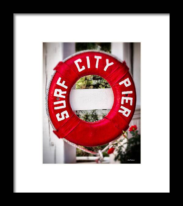 Atlantic Framed Print featuring the photograph Welcome to Surf City by John Pagliuca