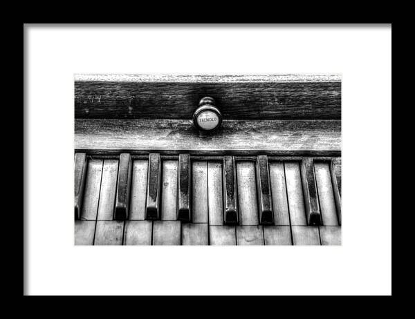Pump Organ Framed Print featuring the photograph Well Played by Ray Congrove