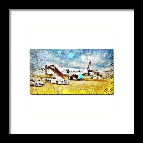 Gf_germany Framed Print featuring the photograph #weloveaviation #aviation #boeing #b737 by Gennadiy S