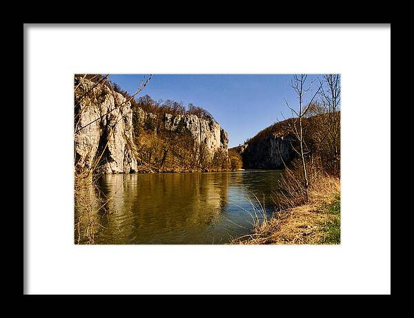 Peninsula Framed Print featuring the photograph Weltenburg Narrows by Robert Culver