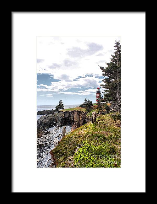 Father's Day Framed Print featuring the photograph West Quoddy 4037 by Joseph Marquis