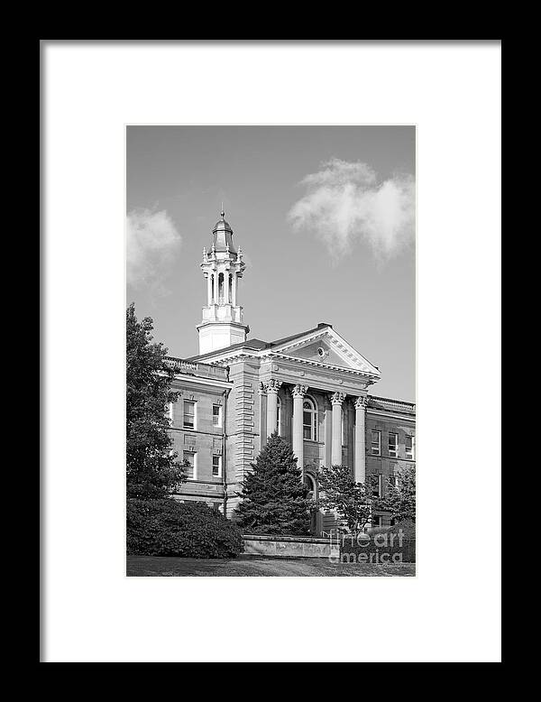 Mccomb Framed Print featuring the photograph Western Illinois University Sherman Hall by University Icons