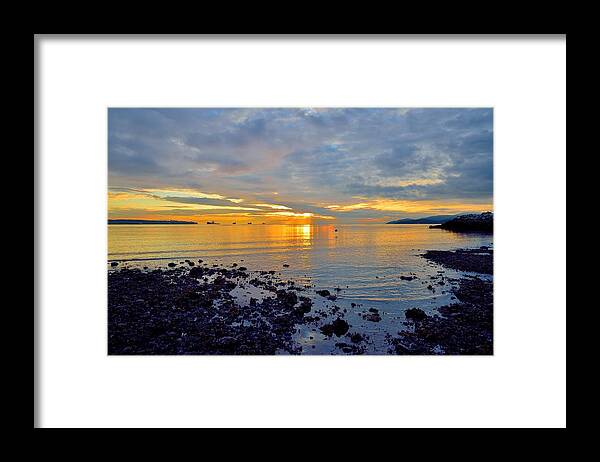 Sunset Framed Print featuring the photograph Western Sky by Kathy King