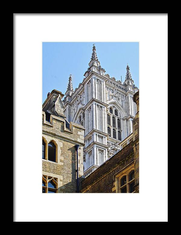 Westminster Framed Print featuring the photograph Westminster by Sharon Popek