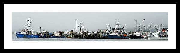 Fishing Boats Framed Print featuring the photograph Westport Point by Rosemary Aubut