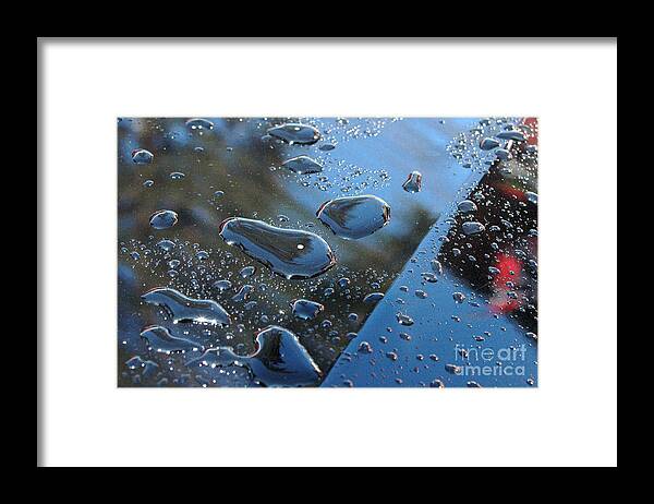 Wet Framed Print featuring the photograph Wet Car by Randi Grace Nilsberg