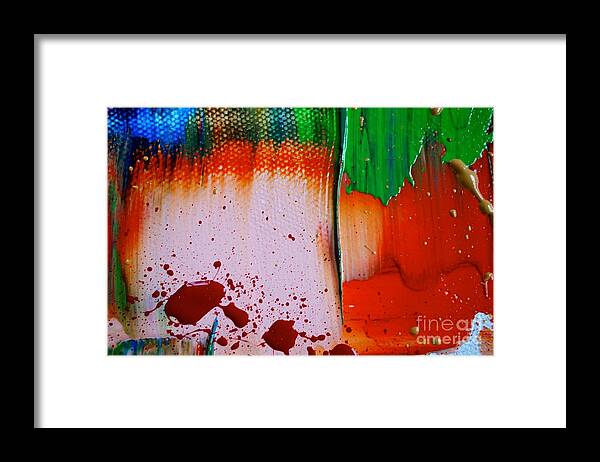 Paint Framed Print featuring the photograph Wet Paint 116 by Jacqueline Athmann