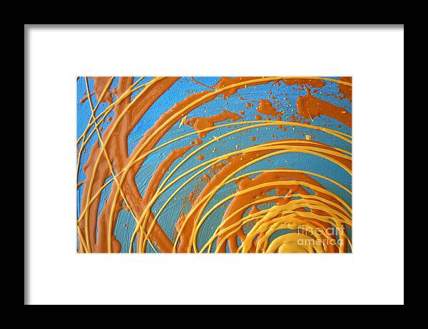 Paint Framed Print featuring the painting Wet Paint 126 by Jacqueline Athmann