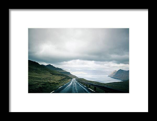Tranquility Framed Print featuring the photograph Wet Road by Annelogue Photography