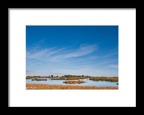Autumn Framed Print featuring the photograph Wetland at the Refuge by Jeff Goulden