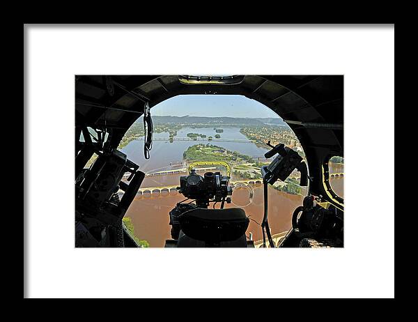 B-17 Framed Print featuring the photograph What A View by Dan Myers