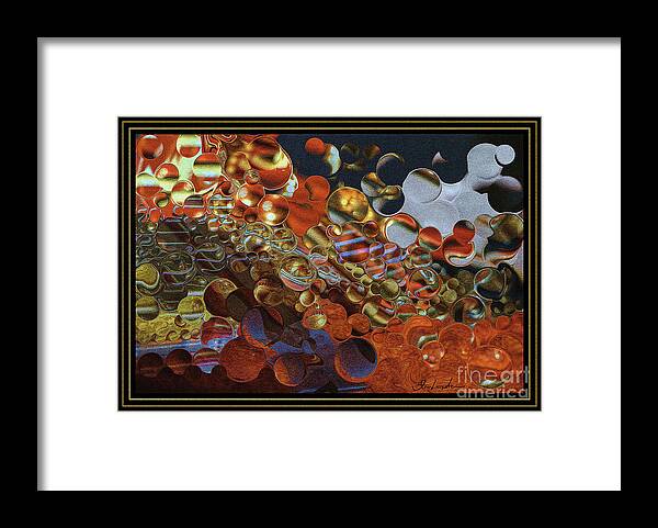 Abstract Framed Print featuring the digital art What Is Going On by Steven Langston by Steven Lebron Langston