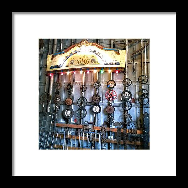 Mighty Sight Studio Tampa Florida Steve Sperry Photo Art Framed Print featuring the photograph Wheels in Your Head Go Round by Steve Sperry