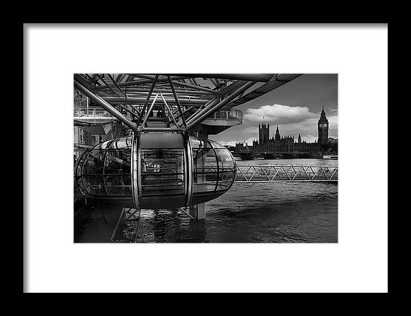 London Framed Print featuring the photograph When The Past Meets The Future by Paulo Penicheiro