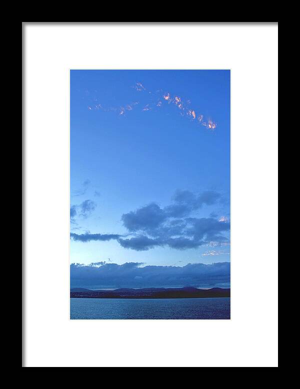 Isle Of Man Framed Print featuring the photograph When the summer day is over by Nigel Radcliffe