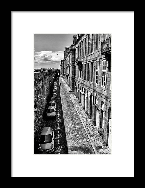 St Malo Framed Print featuring the photograph Where's my car? by Nigel R Bell