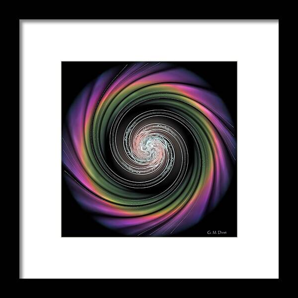 Fractal Framed Print featuring the digital art Whirl Wind Meditation by Michael Durst