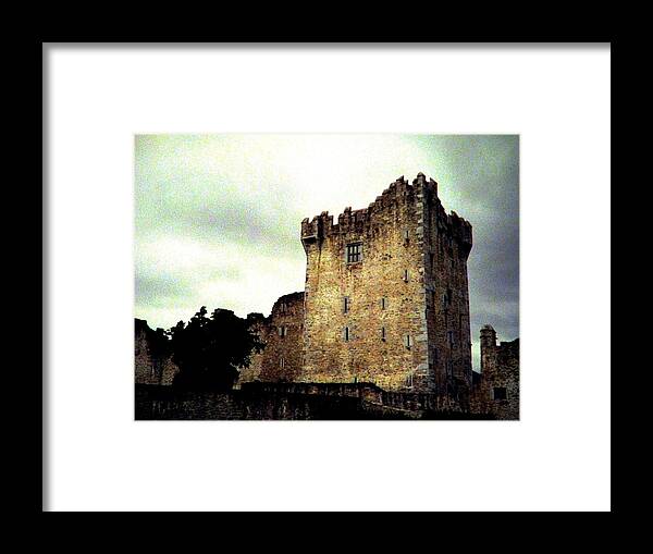 Irish Castle Framed Print featuring the photograph Whispers and Footsteps by Angela Davies