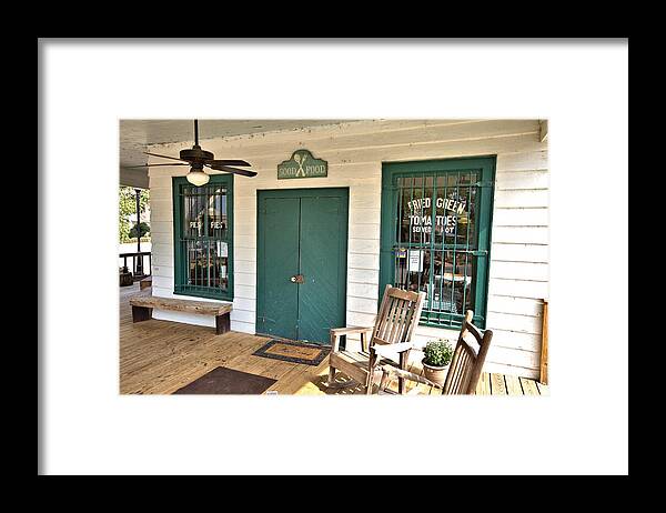 5991 Framed Print featuring the photograph Whistle Stop Cafe by Gordon Elwell