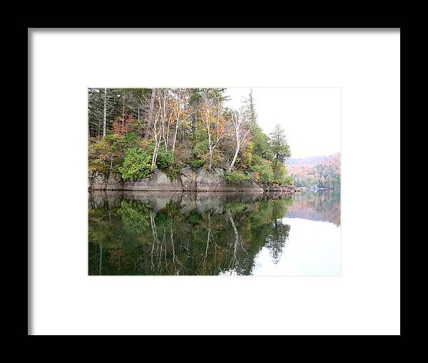 Birch Framed Print featuring the photograph White Birch Reflections by Jean Macaluso