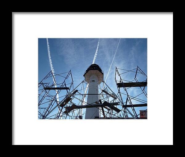 White Fish Point Framed Print featuring the photograph White Fish Point MI by Dean Ginther