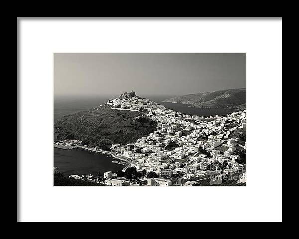 Astypalea Framed Print featuring the photograph White gems by Aiolos Greek Collections