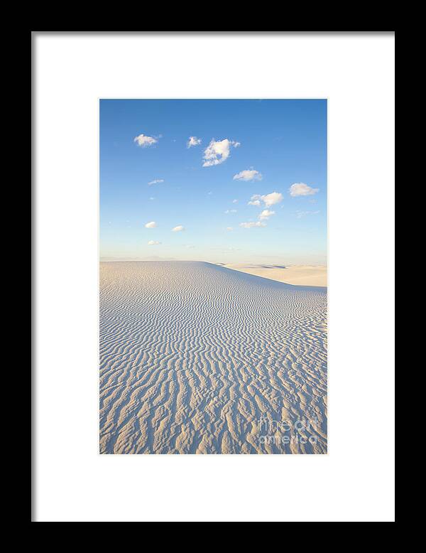 00559171 Framed Print featuring the photograph White Gypsum Dune by Yva Momatiuk John Eastcott