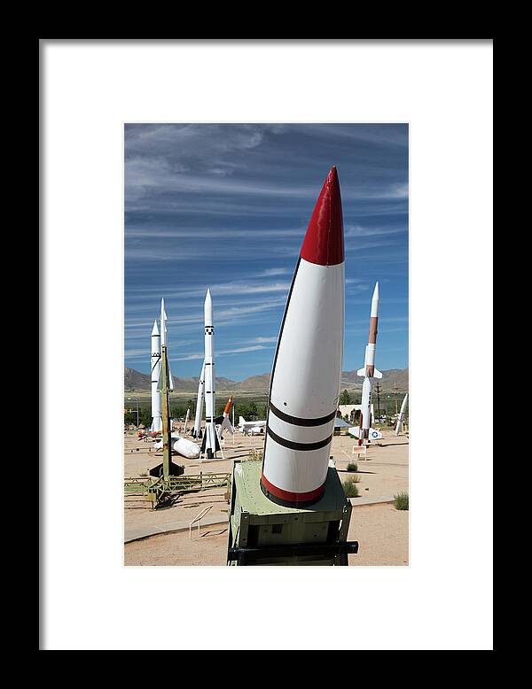 No-one Framed Print featuring the photograph White Sands Missile Range Museum by Jim West