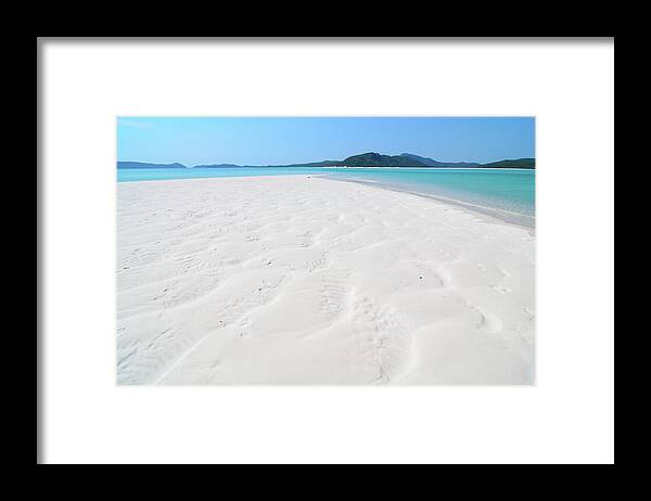 Tide Framed Print featuring the photograph Whitehaven Beach Whitsunday Island by Bbuong