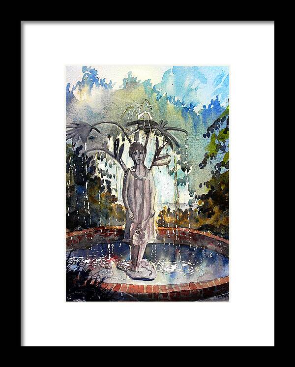 Glenn Marshall Artist Framed Print featuring the painting Why Does it always Rain on Me by Glenn Marshall