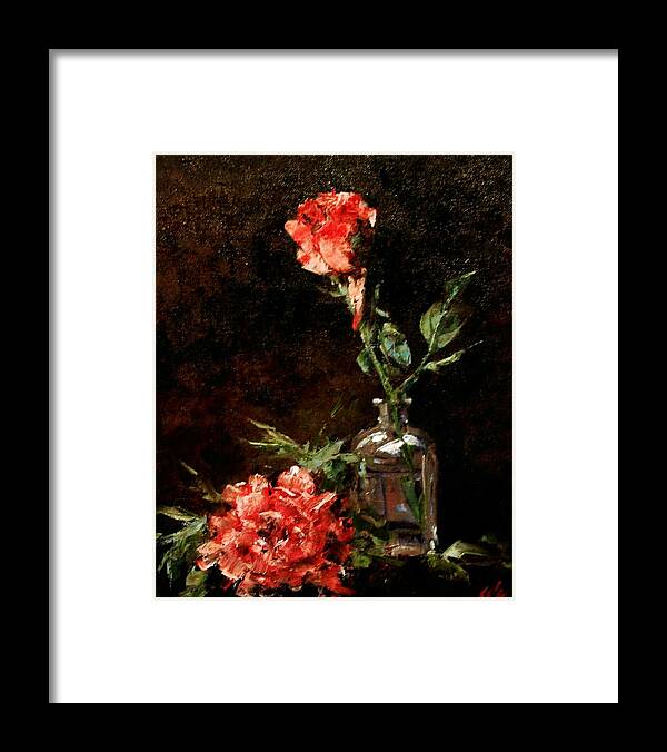 Floral Framed Print featuring the painting Wild Irish by Jim Gola