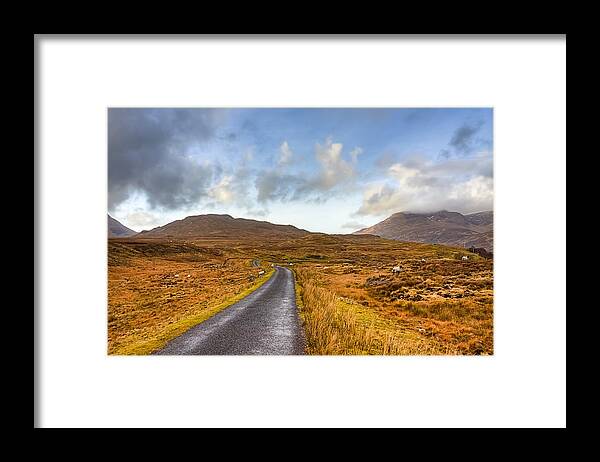 Galway Framed Print featuring the photograph Wild Landscape of Connemara Ireland by Mark Tisdale