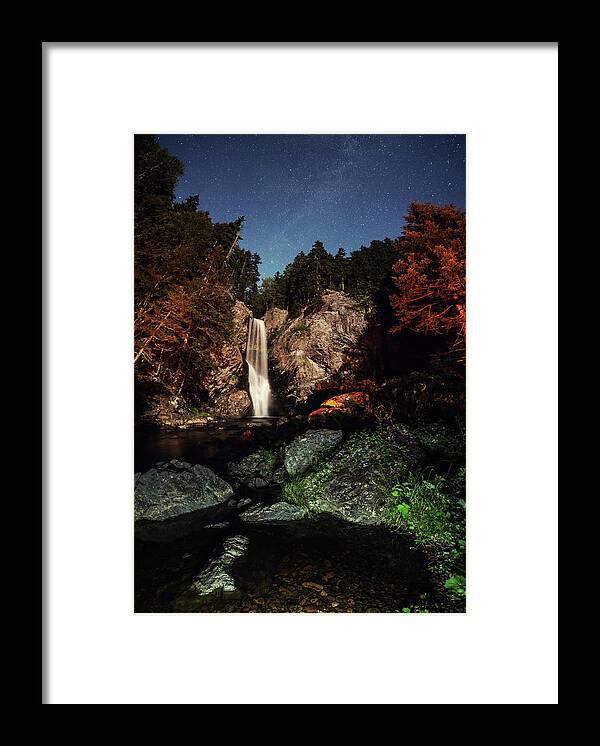 Scenics Framed Print featuring the photograph Wilderness Falls by Shaunl