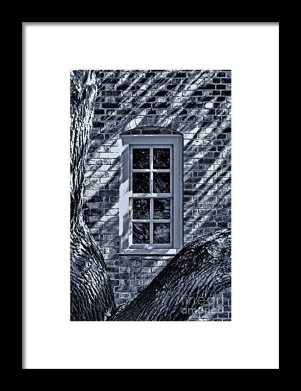Williamsburg Framed Print featuring the photograph Williamsburg Window by Nigel Fletcher-Jones