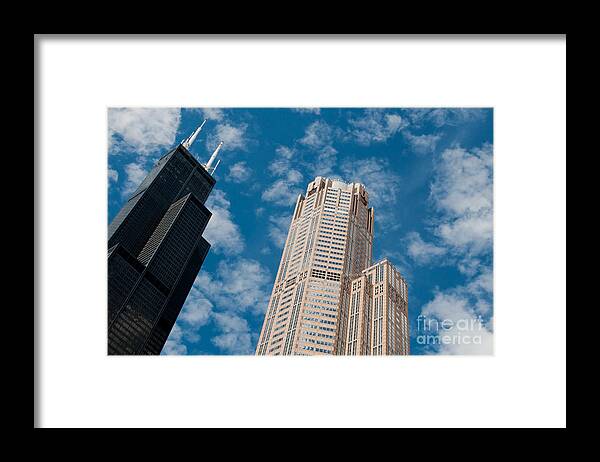 Chicago Downtown Framed Print featuring the photograph Willis Tower by Dejan Jovanovic